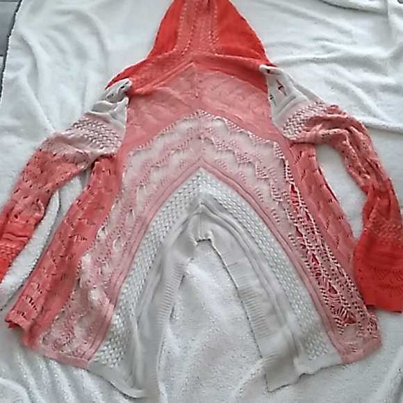 I.D.O. La Vie single button open boho cardigan - Picture 5 of 8